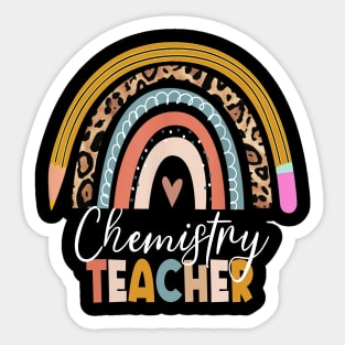 chemistry teacher back to school Sticker